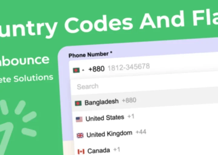 Phone Number Field With Unbounce Country Code Dropdown List