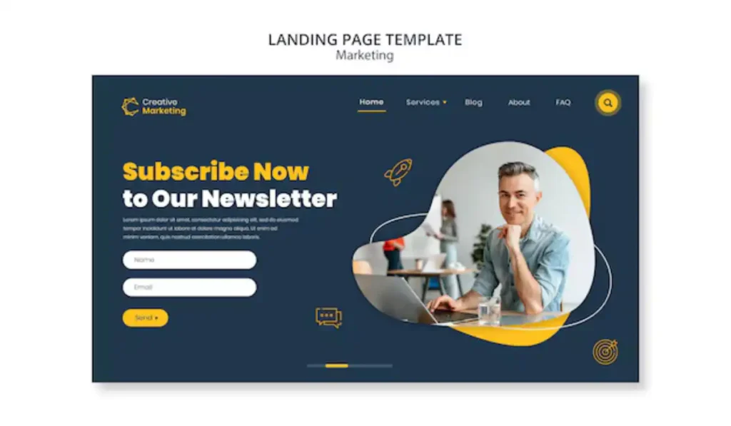 Portfolio Page Conversion Rate Optimization for Landing Page